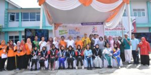 Dinkes Kota Metro“Sukses Gelar Germas Aksi Bergizi Tingkat Kota Metro dan Lounching KJR SMA/SMK SE-Kota Metro dalam Rangka HUT Kota Metro ke 86”