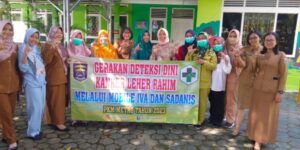Dinkes Kota Metro dan Puskesmas Metro Gelar Kegiatan Deteksi dini PTM Prioritas dan Deteksi Dini Kanker Servik dan Kanker Payudara di TK Pertiwi Metro