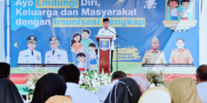 Dinas Kesehatan Kota Metro Gelar Puncak Acara Pekan Imunisasi Dunia Tahun 2023