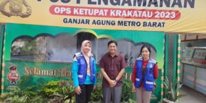 Tinjau Pos Mudik Idul Fitri 1444H, Kadis Kesehatan Kota Metro “Semangati Petugas”