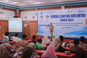 Komitmen Turunkan Angka Stunting Kota Metro kembali menggelar Rembuk Stunting 2023