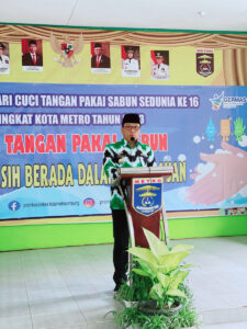 Peringati HCTPS Sedunia, Walikota Metro Ingatkan Kebiasan Cuci Tangan Harus Dimulai Sejak Dini