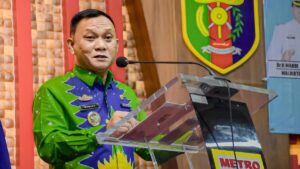 Dinkes Metro-Gelar Webinar Hari Gizi Nasional ke-64, Wakil Walikota Metro Qomaru Zaman Kampanyekan Gizi Seimbang Untuk Cegah Stunting