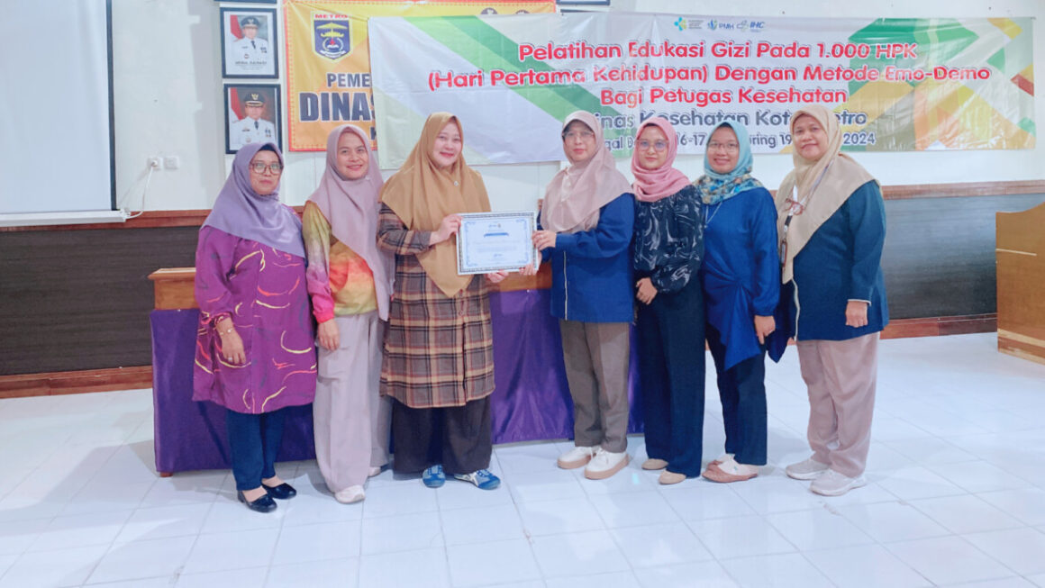 Ciptakan SDM Unggul, Dinkes Kota Metro Beri Pelatihan Bagi Tenaga Kesehatan