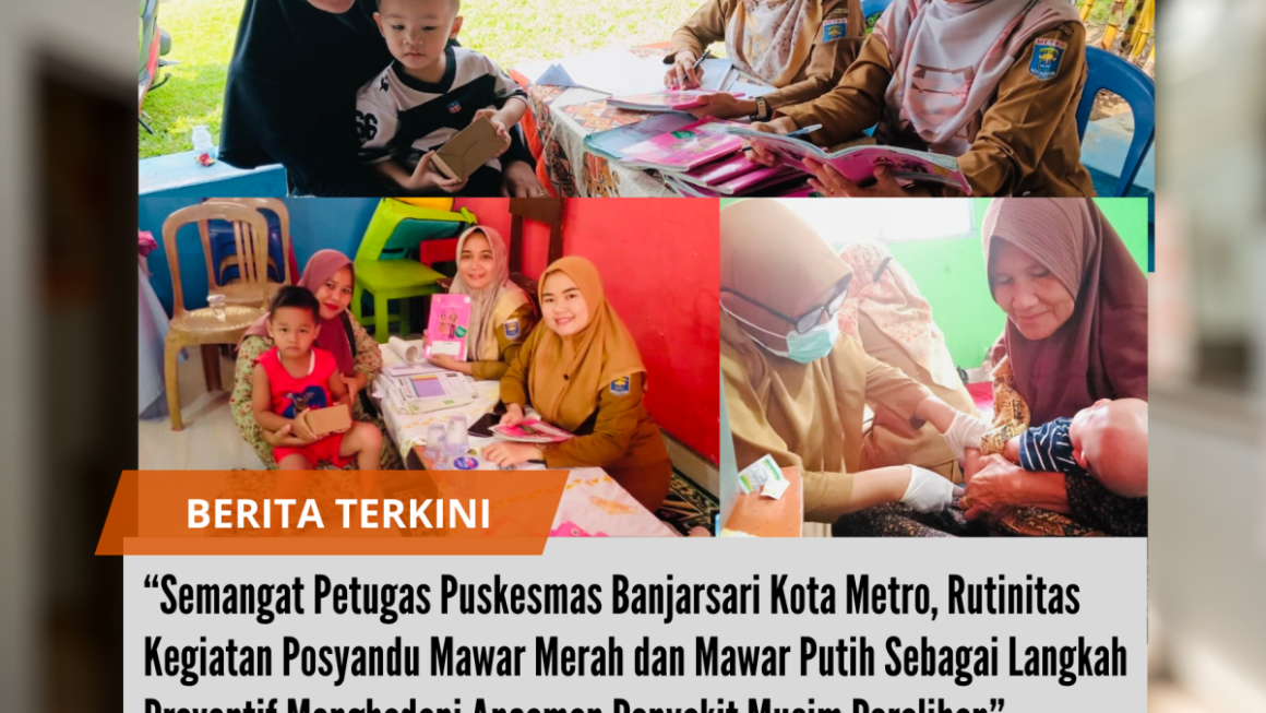 “Semangat Petugas Puskesmas Banjarsari: Rutinitas Kegiatan Posyandu Mawar Merah dan Mawar Putih Sebagai Langkah Preventif Menghadapi Ancaman Penyakit Musim Peralihan”