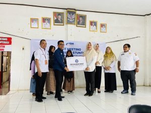 BRI BO Metro dan YBM BRILiaN Salurkan Bantuan Pendidikan, Sembako, dan Apresiasi Kader di Metro Utara